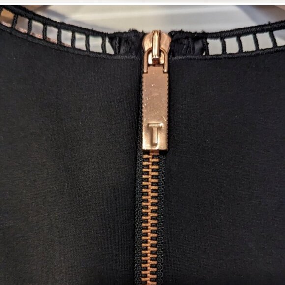 Ted Baker Saloane Embroidered Skater Dress US Size 4 - Picture 11 of 12